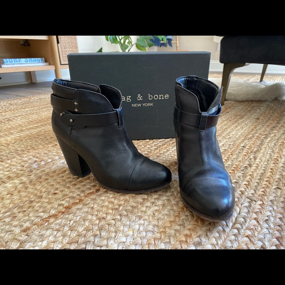Rag & Bone black booties